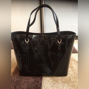 Black Gucciissima large tote